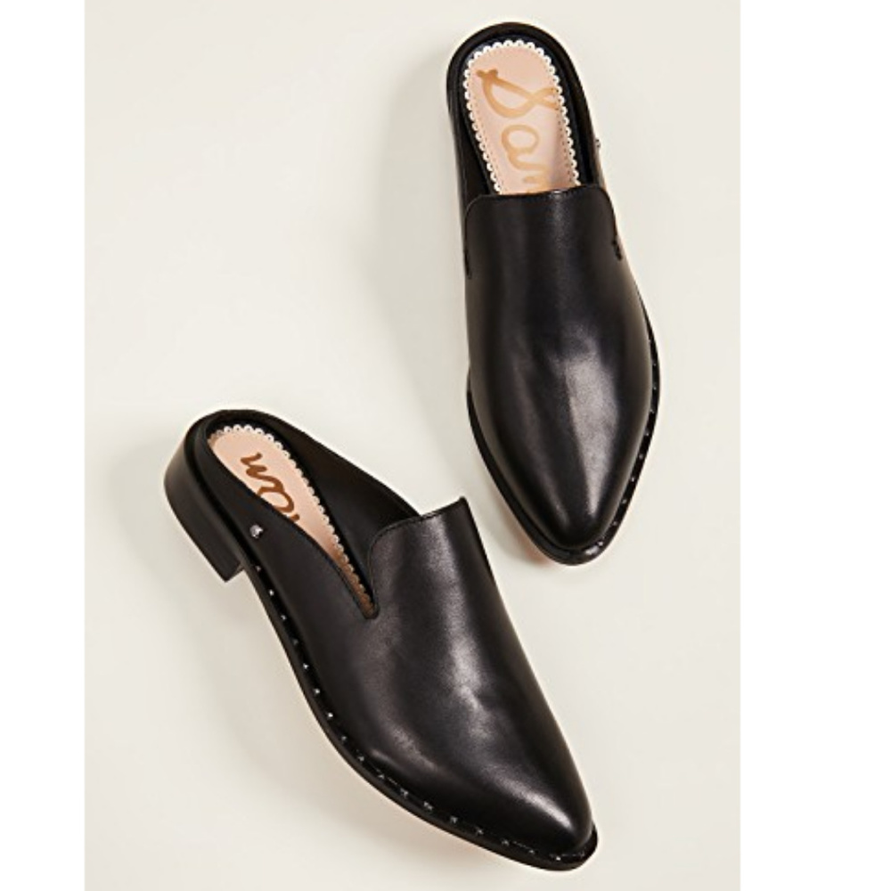 LAST ONE‼️ SAM EDELMAN Leather Mules - Picture 2 of 8
